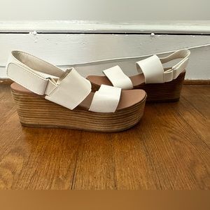 Steve Madden platform wedges size 7